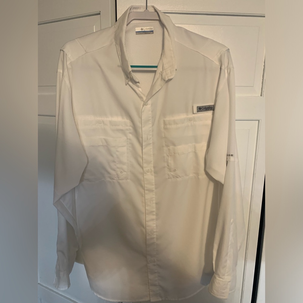 Columbia PFG Long Sleeve Button Up